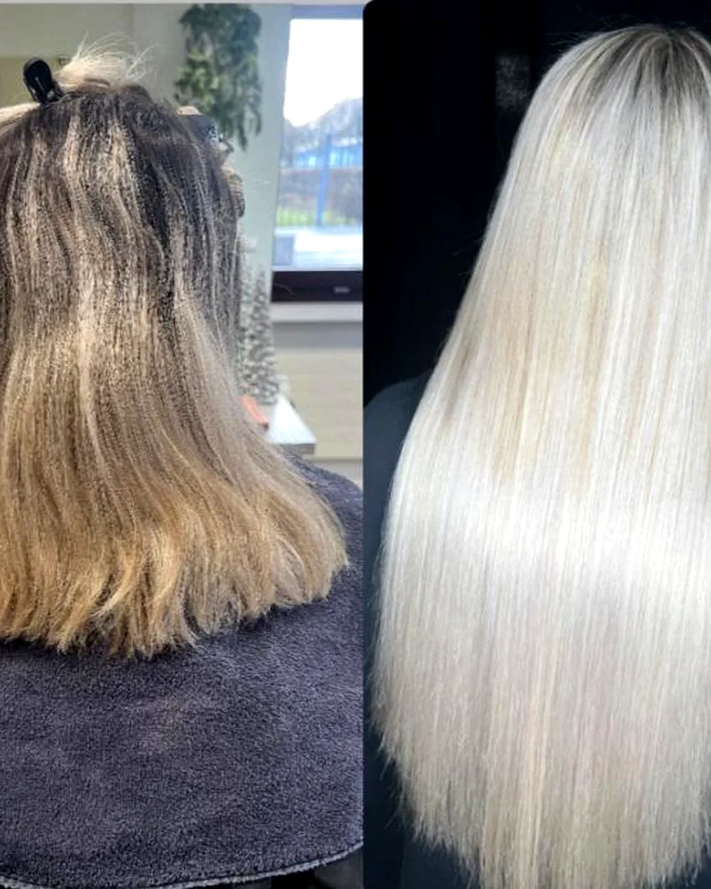 Farbarbeit aus dem Salon
